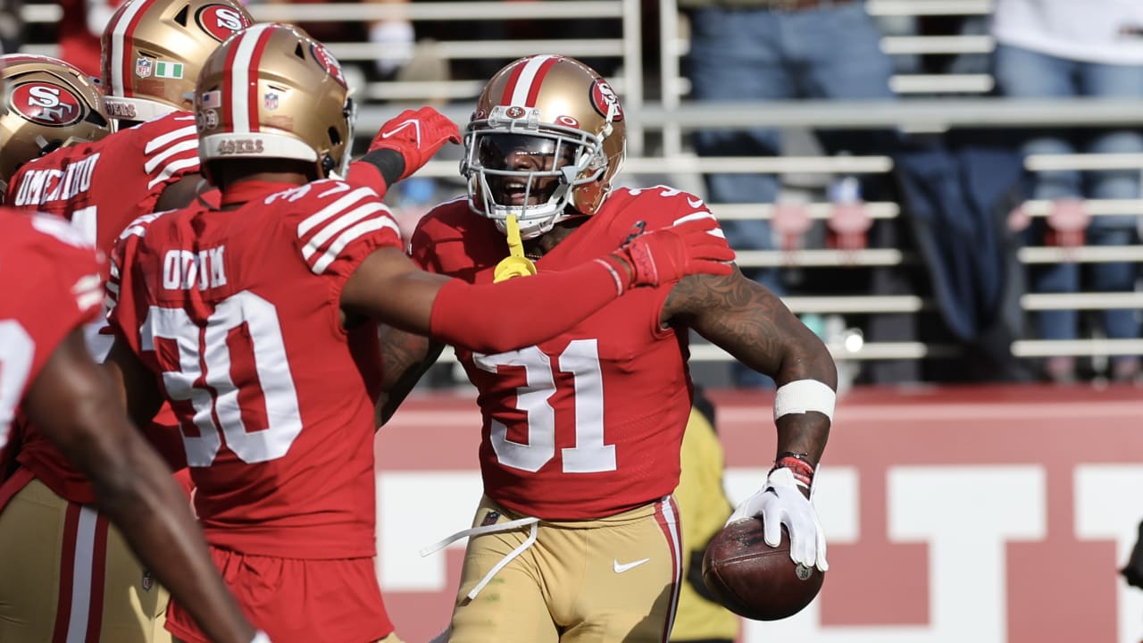 San Francisco 49ers safety Tashaun Gipson Sr. secures his fourth