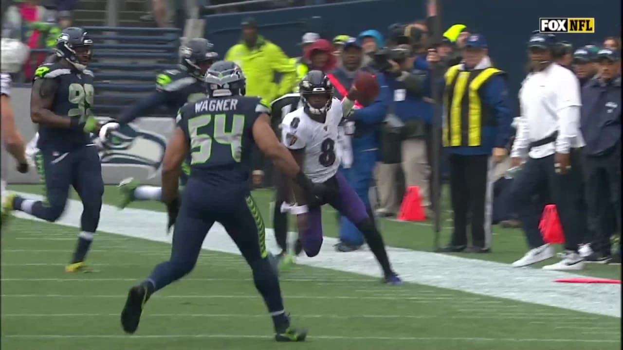 Lamar Jackson Burns Seahawks' Third-down Blitz With 28-yard Scramble