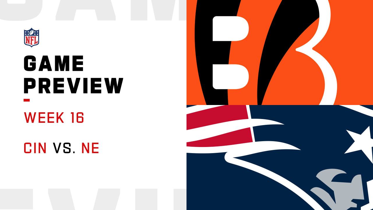 NFL Week 16: Cincinnati Bengals vs New England Patriots preview