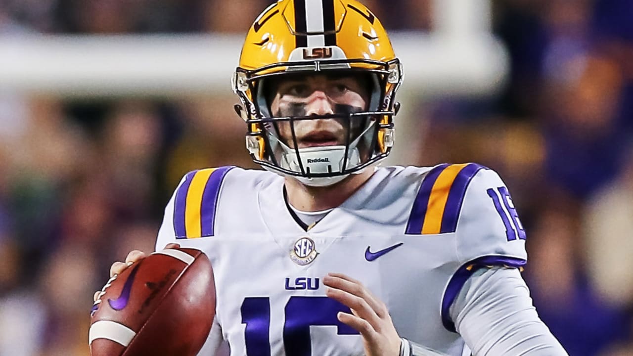 A combine invite surprise, LSU QB Danny Etling hoping to 