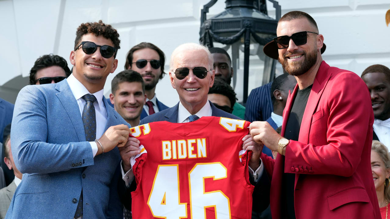 Biden welcomes Super Bowl champion Kansas City Chiefs to White