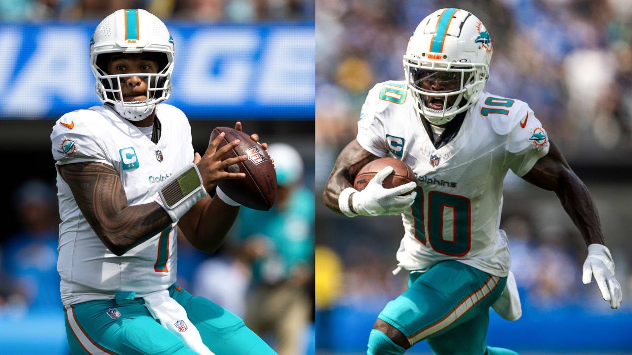 Tua Tagovailoa, Tyreek Hill put up historic Week 1 numbers to rally  Dolphins past Chargers