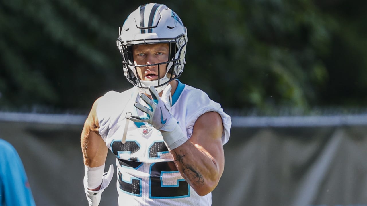 Watch: Christian McCaffrey hosts football camp