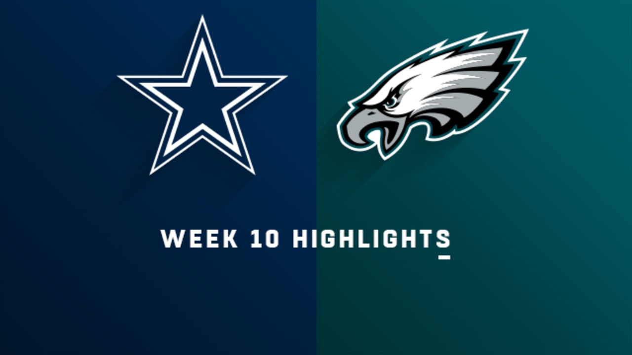 Falcons vs. Eagles  NFL Week 10 Game Highlights 