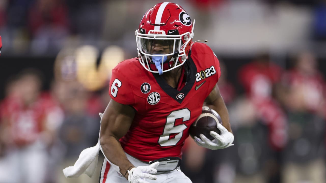 Seattle Seahawks select Georgia Bulldogs running back Kenny McIntosh with  No. 237 pick in 2023 NFL Draft