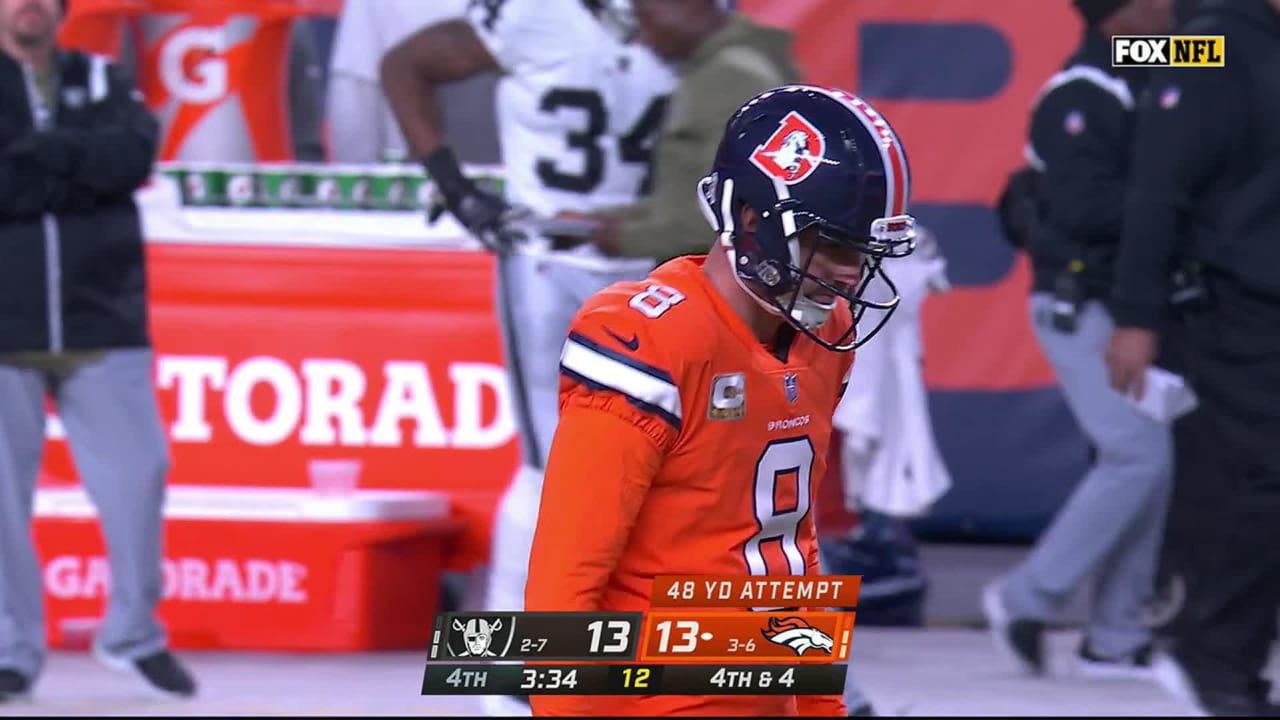 Denver Broncos - Brandon McManus' 28-yard field goal extends our  first-quarter lead to 10! #BeatTheRaiders