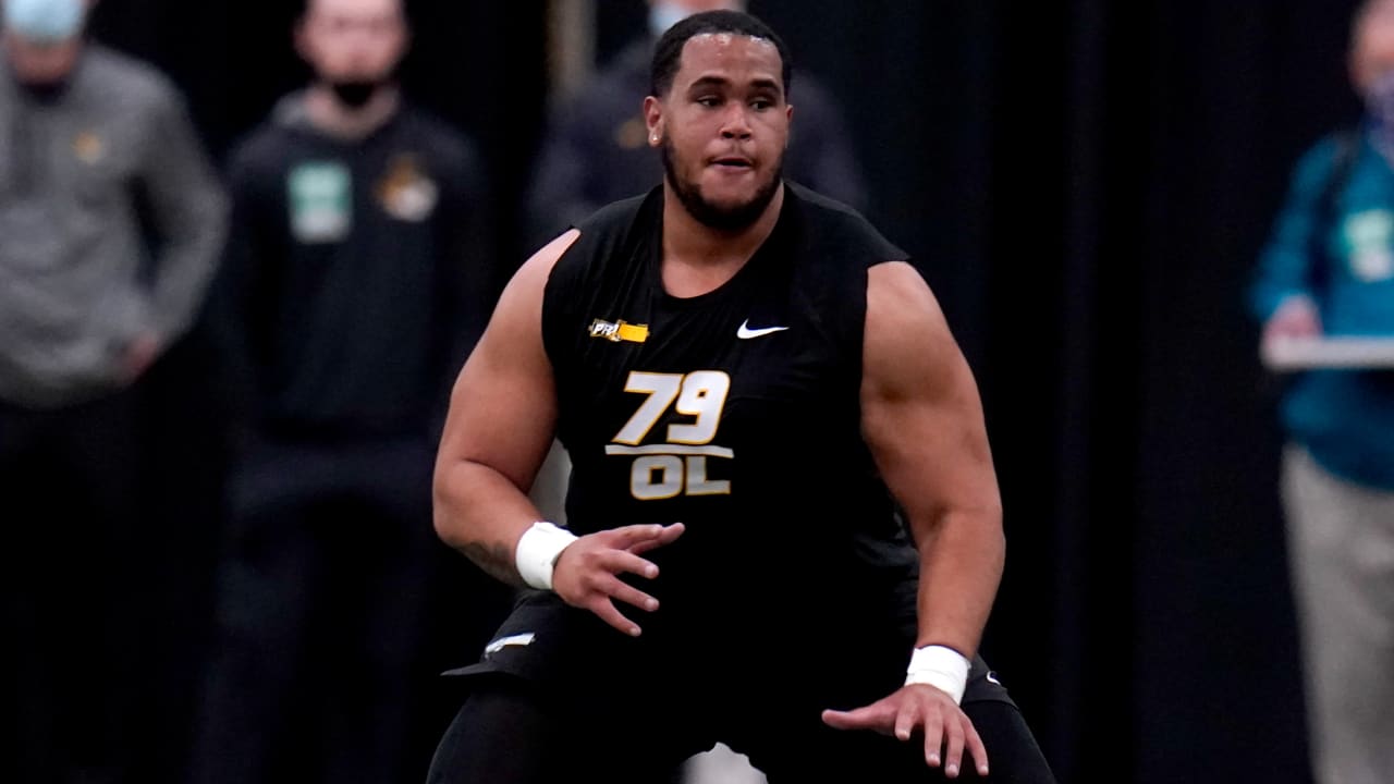 2021 NFL Draft: Offensive lineman Larry Borom, Missouri, Round 5