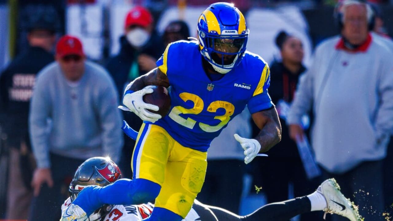 Rams starting RB Cam Akers will be inactive today vs 49ers due to
