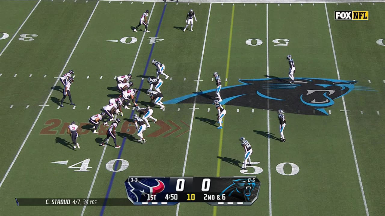 Houston Texans wide receiver Tank Dell takes end around for 11-yard ...