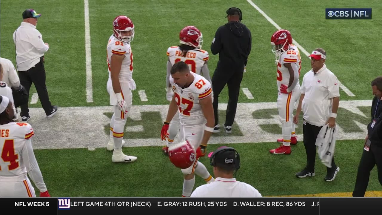 Chiefs star Travis Kelce shakes off an ankle injury with a key TD