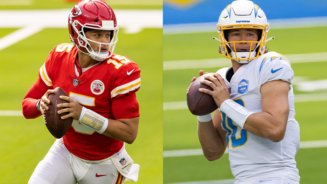 Justin Herbert and Patrick Mahomes are the only players in NFL