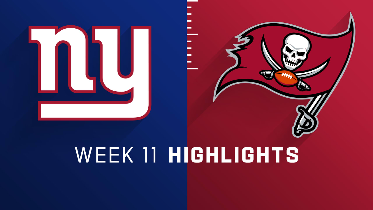 New York Giants vs. Tampa Bay Buccaneers highlights Week 11