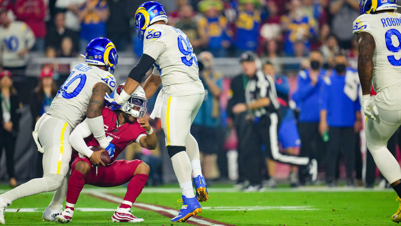 Los Angeles Rams linebacker Von Miller, defensive tackle Aaron