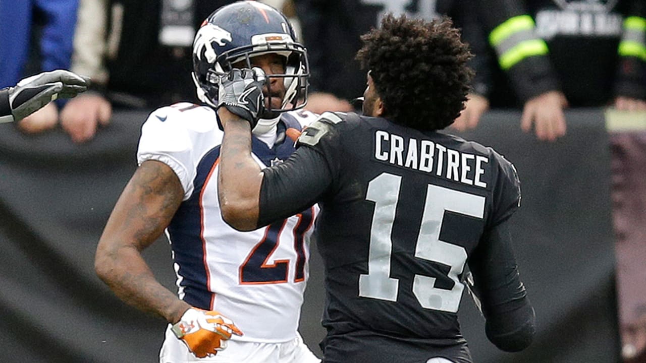 Raiders' Michael Crabtree speaks volumes with his play