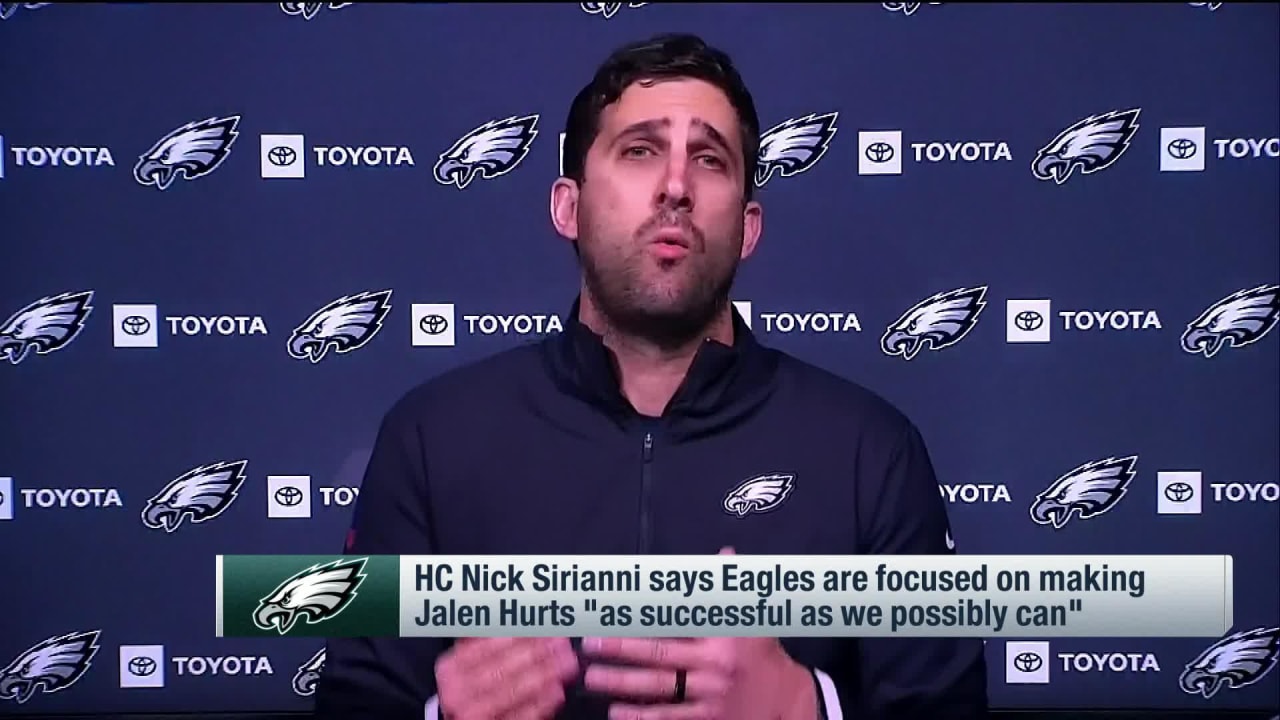 Philadelphia Eagles GM Howie Roseman, HC Nick Sirianni discuss building  around QB Jalen Hurts in 2021