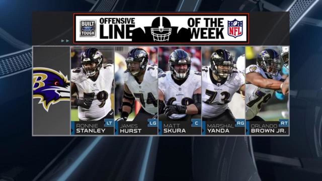 Baltimore Ravens Week 16 Offensive Line Of The Week