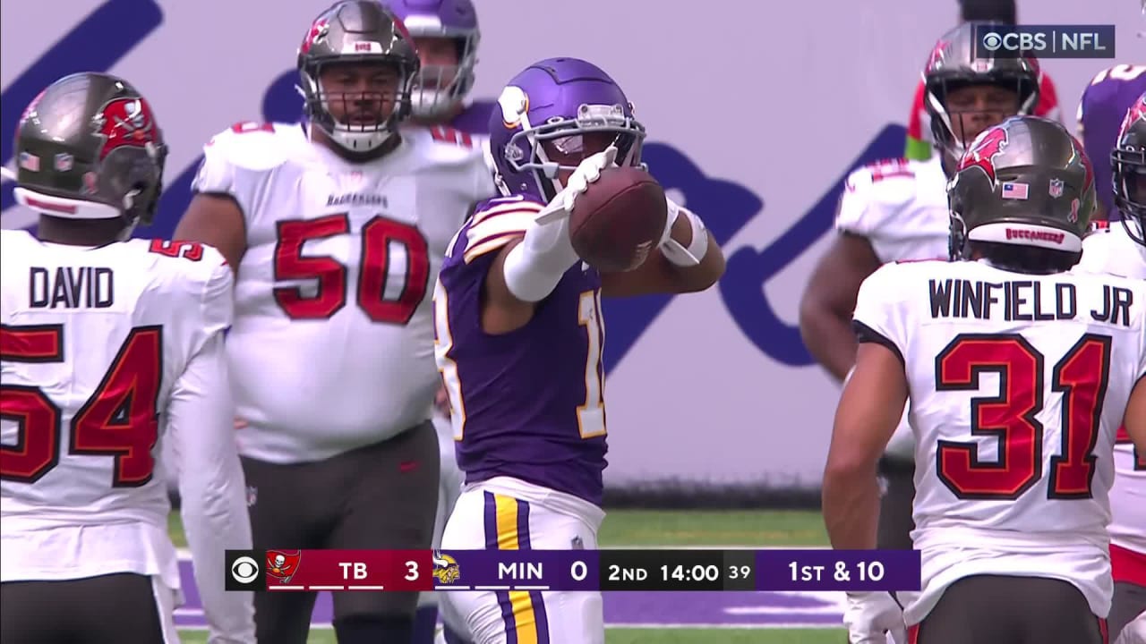 Can't-Miss Play: Minnesota Vikings wide receiver Justin Jefferson makes  one-handed catch of the year vs. Bills