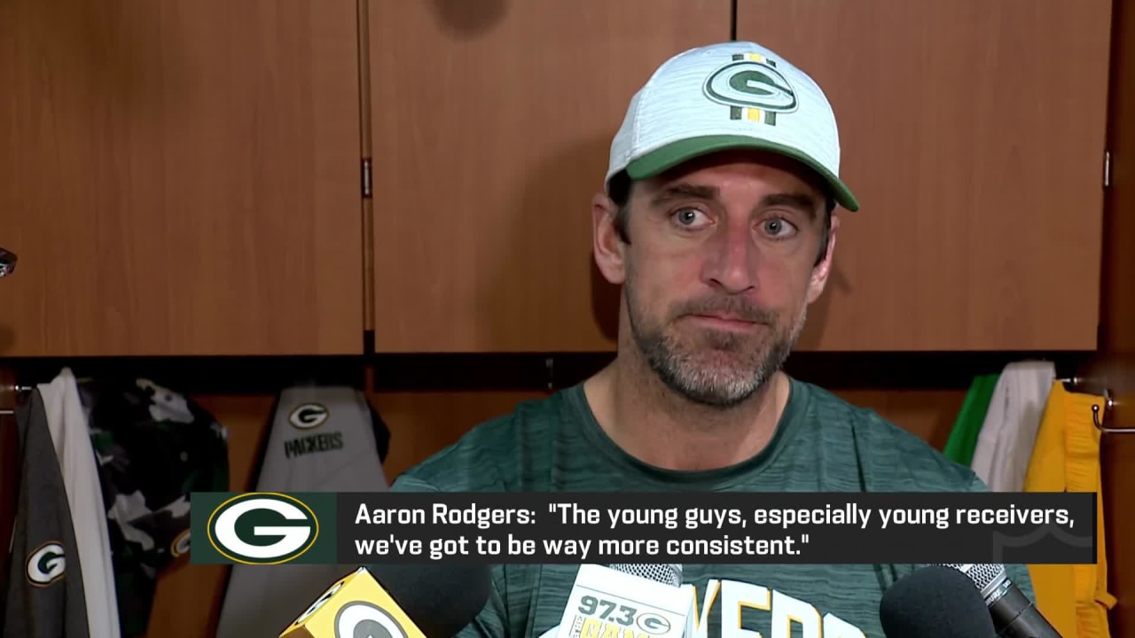 Aaron Rodgers on Green Bay Packers young wide receivers 'You keep