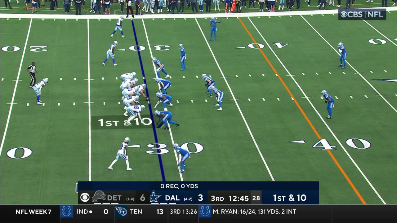 Tracking Ezekiel Elliott's passing game success vs Lions