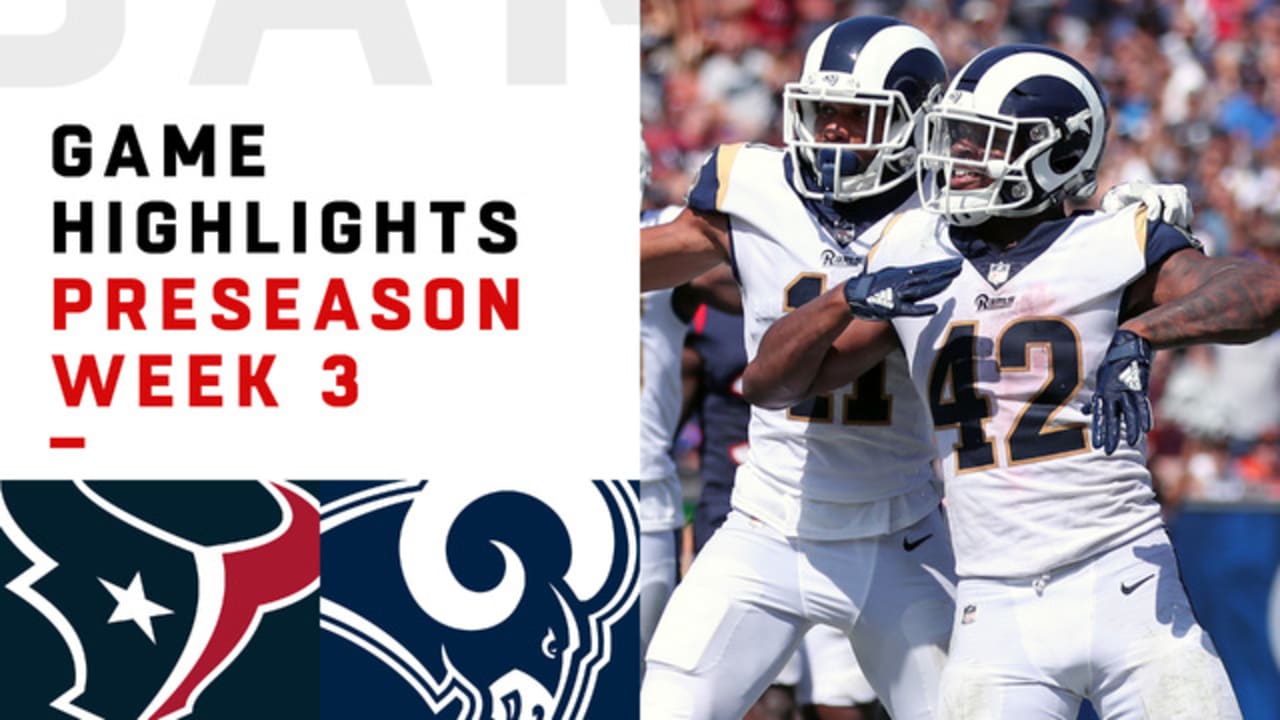 Five players to watch: Los Angeles Rams vs. Houston Texans, Preseason Week 2