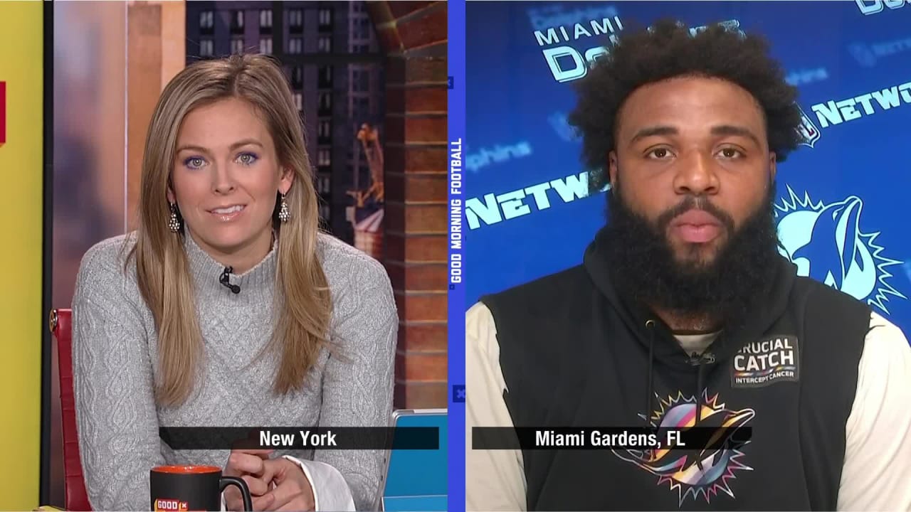 Christian Wilkins on Good Morning Football - Miami Dolphins