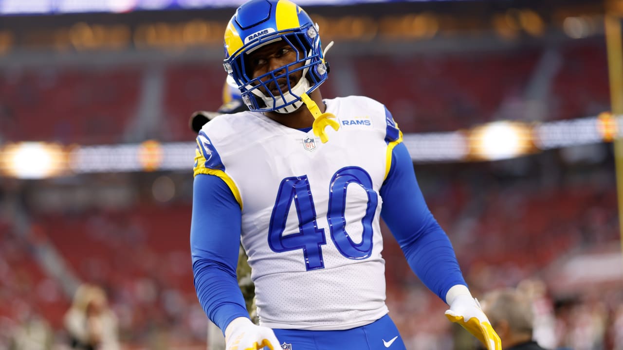 First look: Los Angeles Rams linebacker Von Miller in his No. 40