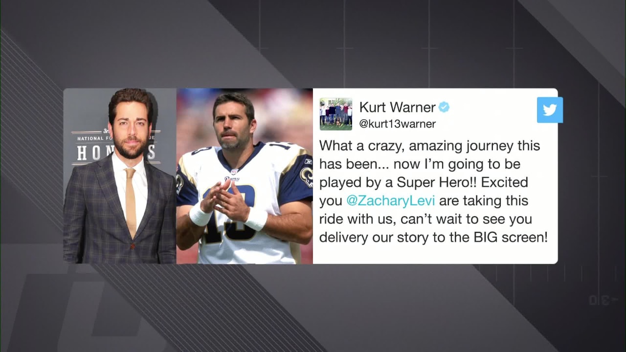 NFL Network's Kurt Warner reacts to Zachary Levi playing him in upcoming  biopic