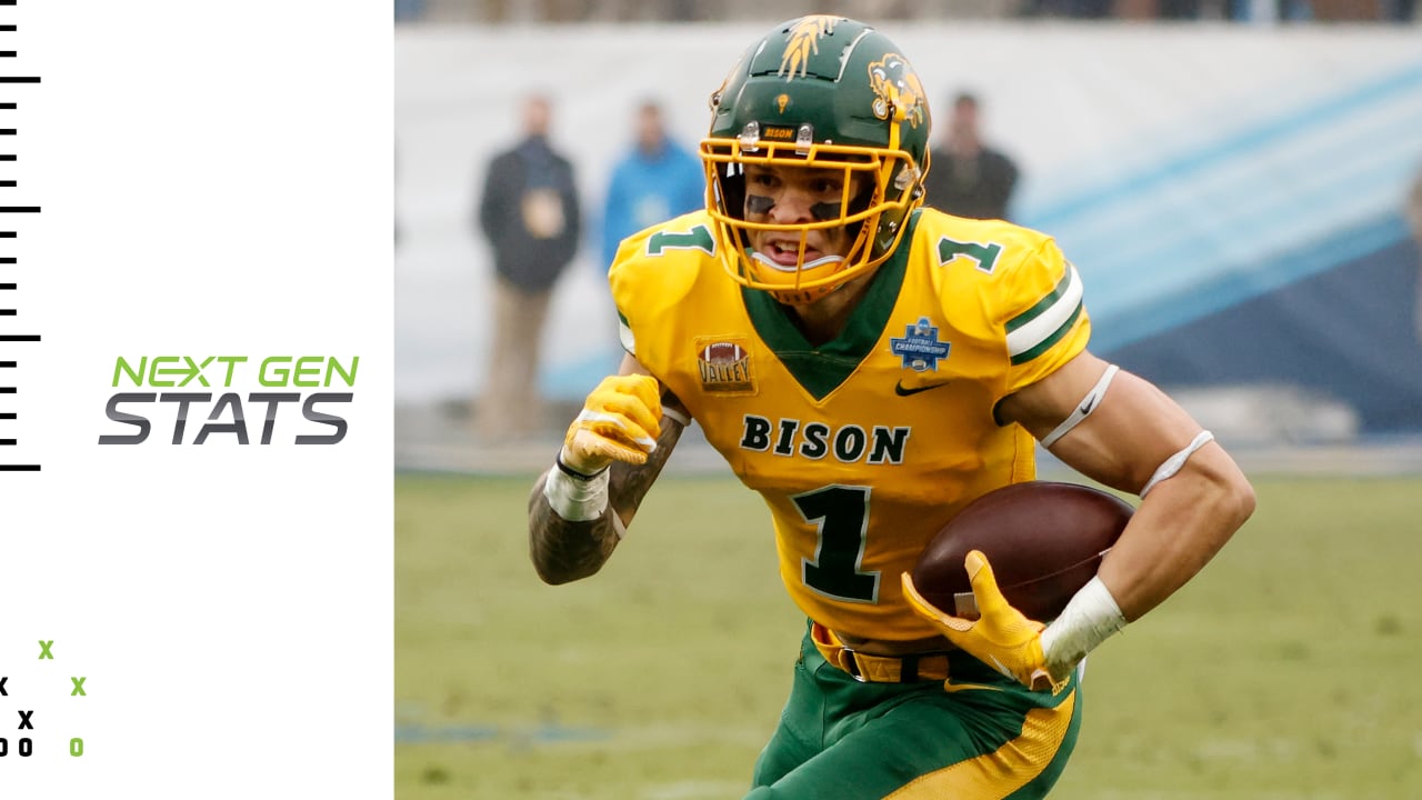 Watson, WR, North Dakota State - 40-yard dash