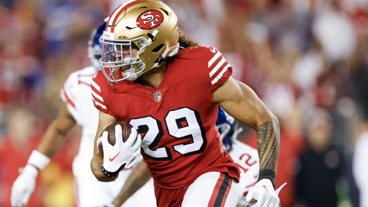 49ers-Falcons Injury Updates: Talanoa Hufanga exits the game