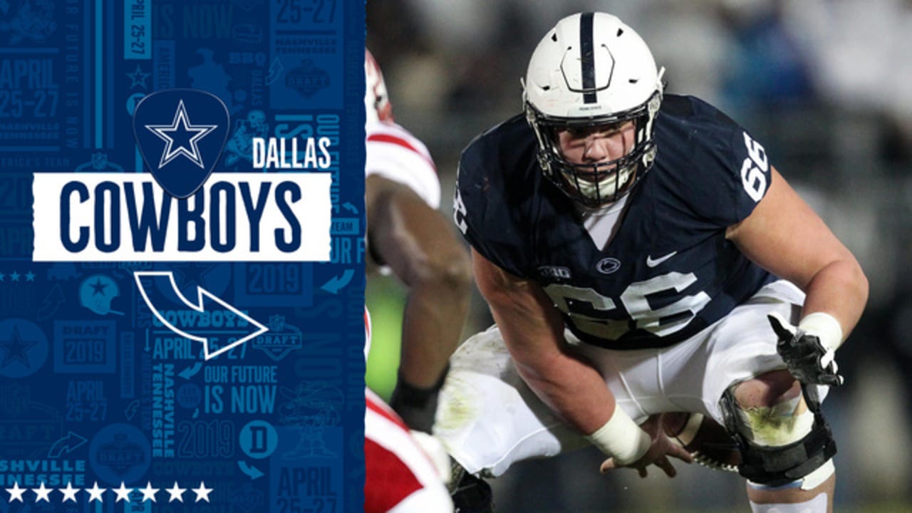 Dallas Cowboys select Penn State guard Connor McGovern No. 90 in the 2019  draft