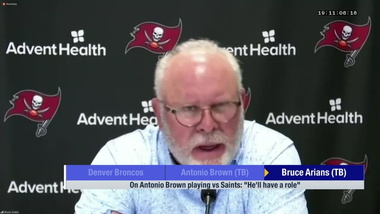 Tampa Bay Buccaneers head coach Bruce Arians on WR Antonio 