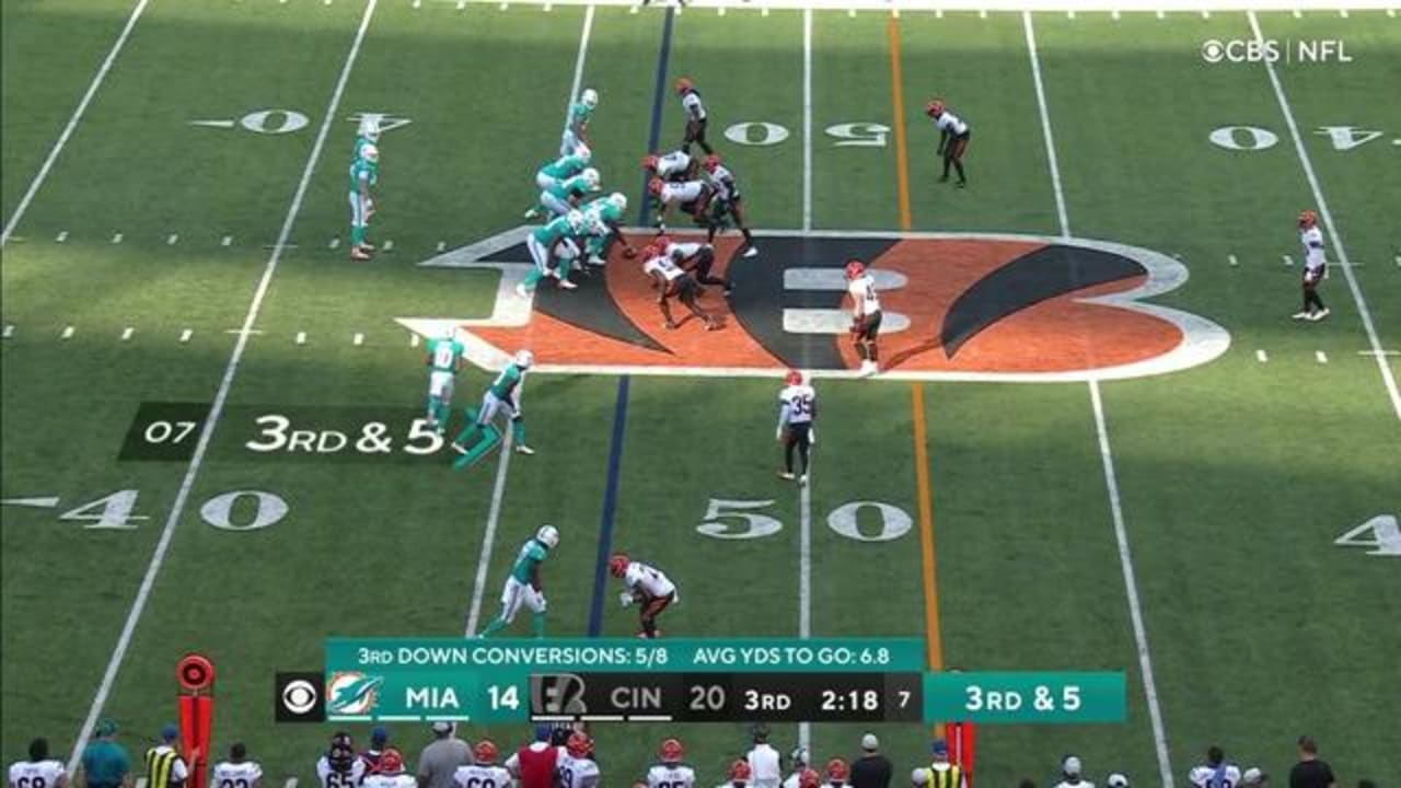 Miami Dolphins linebacker Darius Hodge (41) walks off the field