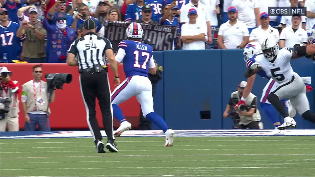 Josh Allen TD pass sets off snowball throws in Buffalo