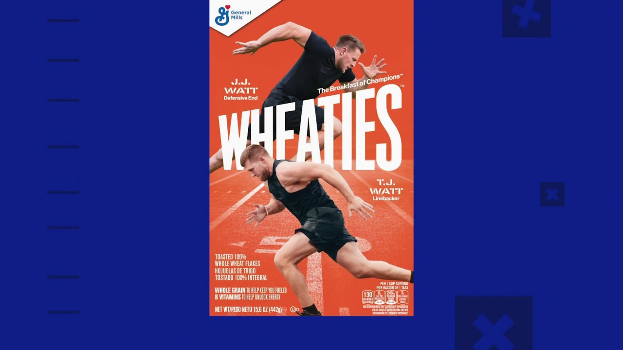 J.J. Watt, T.J. Watt to become first brothers featured on Wheaties box –  KIRO 7 News Seattle