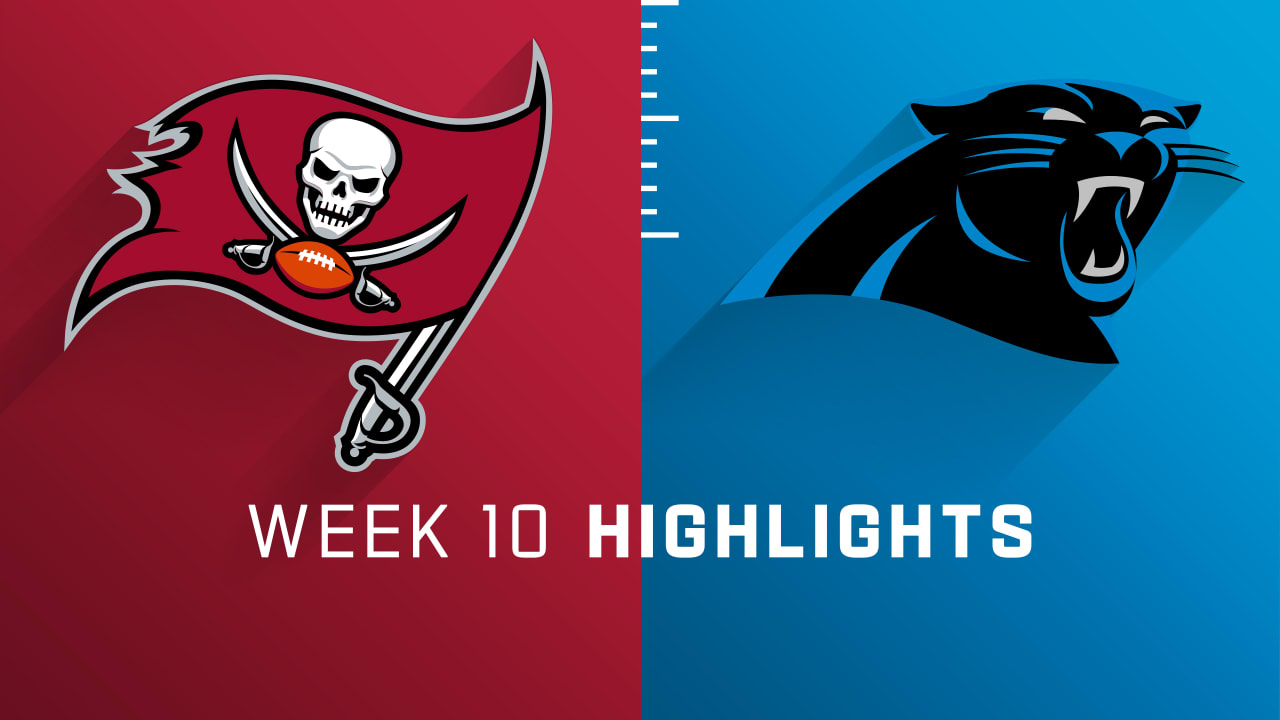 Tampa Bay Buccaneers vs. Carolina Panthers highlights Week 10