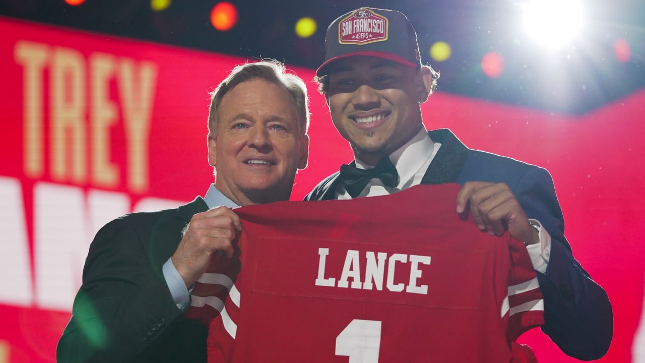 Rookie QB Trey Lance is the 49ers' future, and he happily awaits it