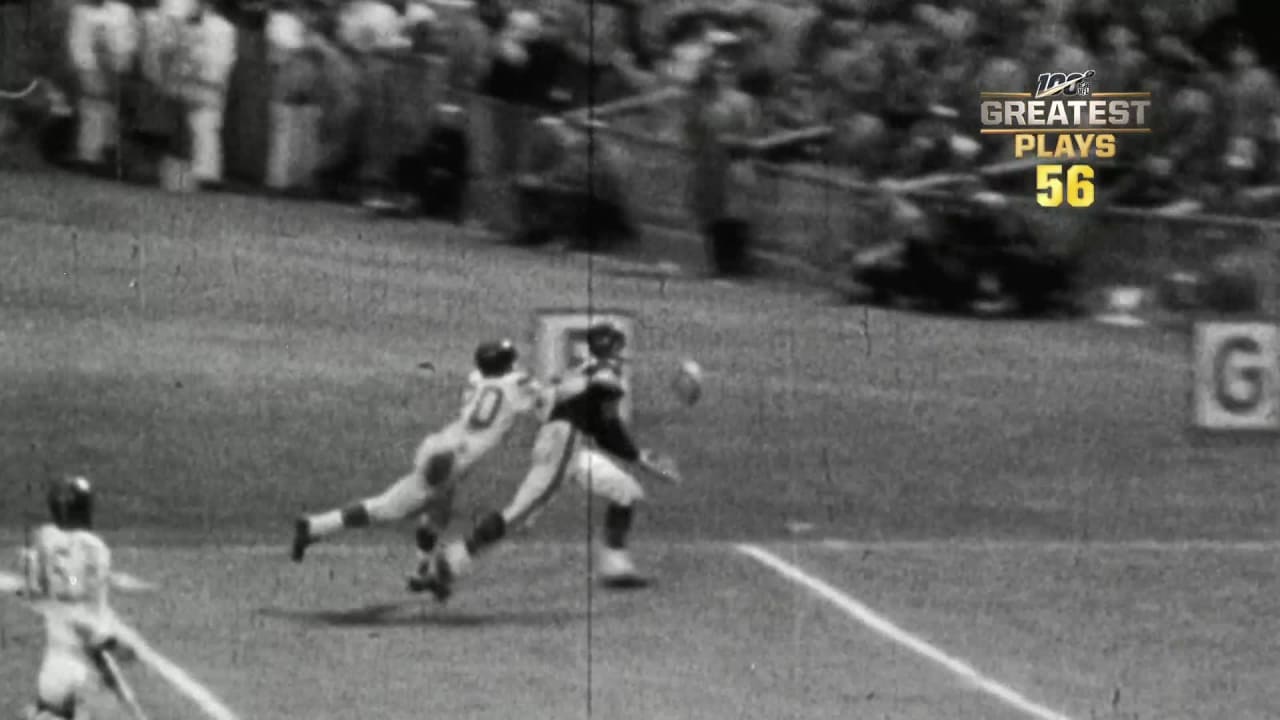 NFL 100 Greatest' No. 56: Chicago Bears wide receiver Harlon Hill makes  'catch of the year' against the New York Giants