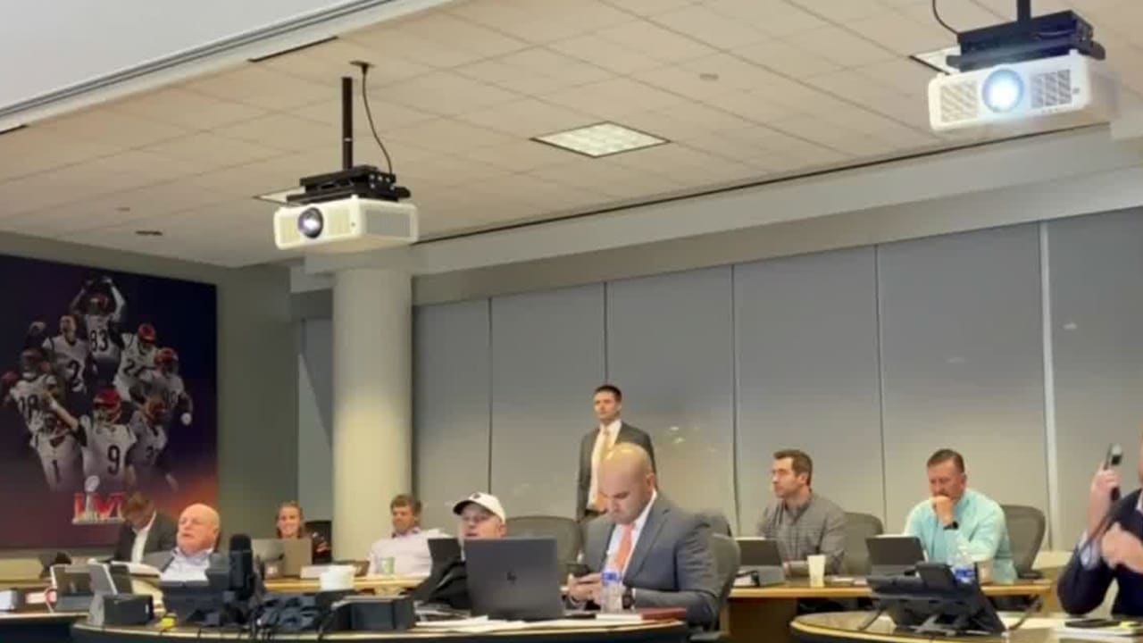 A look inside Cincinnati Bengals' draft room 'NFL Draft Center'