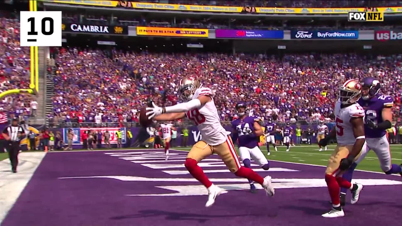 The Top 10 Plays of the 49ers 2018 Season