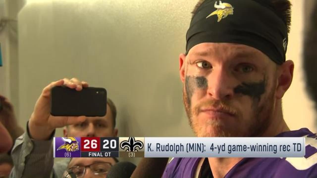 Kyle Rudolph on game-winning TD in wild-card game: 'Go up and get the ...