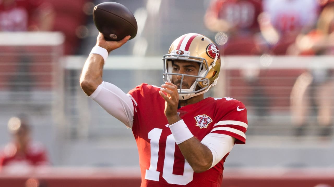 Garoppolo won't play against Chargers, leaving Raiders starting QB a  mystery