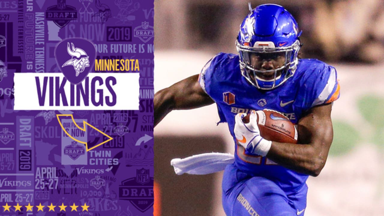 Boise State's Alexander Mattison drafted by the Minnesota Vikings