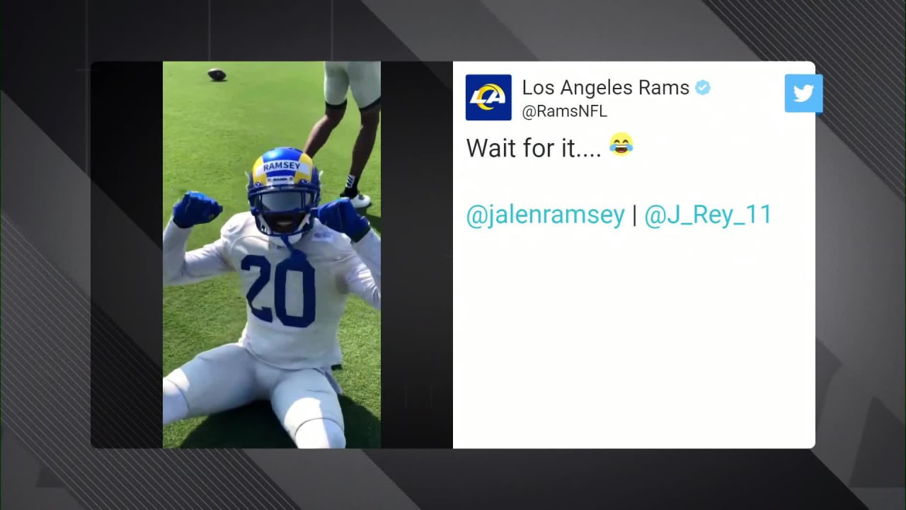 Jalen Ramsey teaches Rams teammates while his shoulders heal