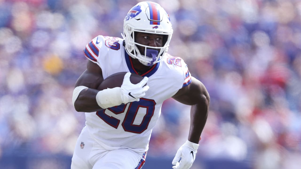 Bills RB Zack Moss a healthy scratch vs. Steelers