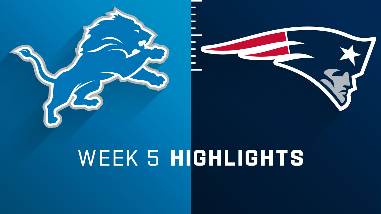 Detroit Lions vs. New England Patriots highlights