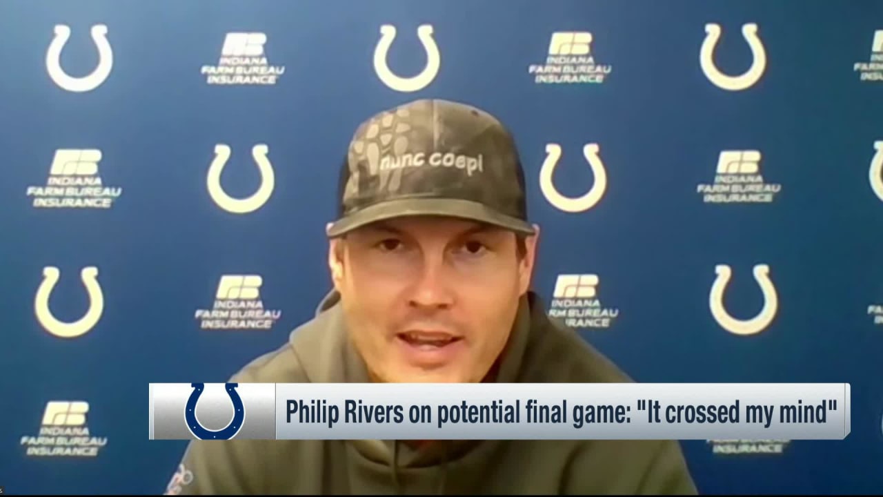 Indianapolis Colts quarterback Philip Rivers: 'It did cross my mind ...