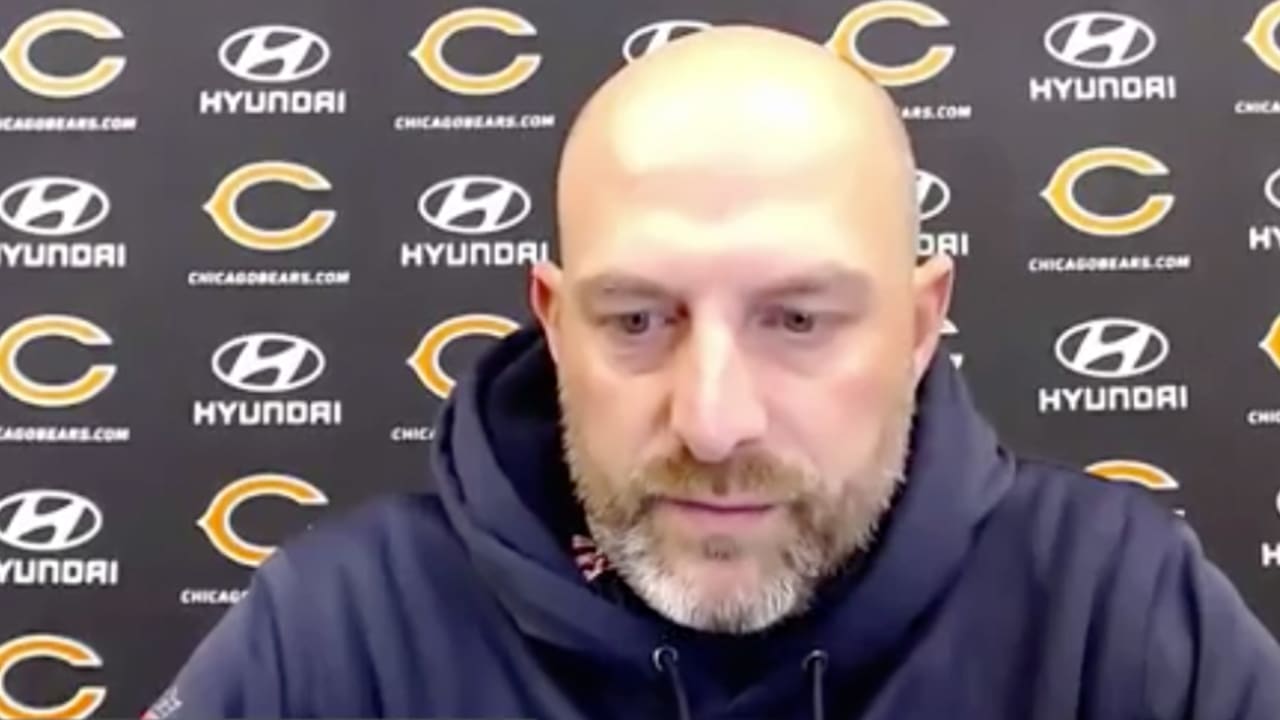 Chicago Bears Head Coach Matt Nagy Discusses Path Forward After Bears ...