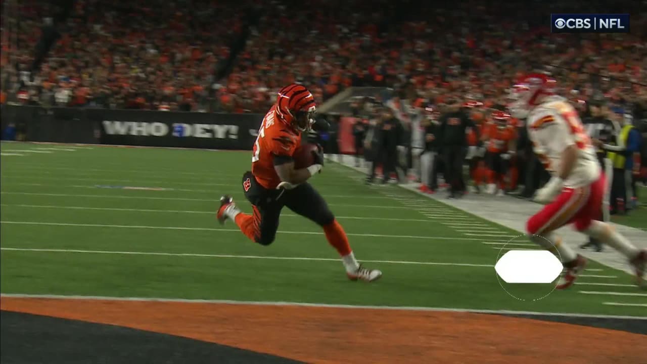 Watch: Cincinnati Bengals Take Lead Over Chiefs On Chris Evans' TD