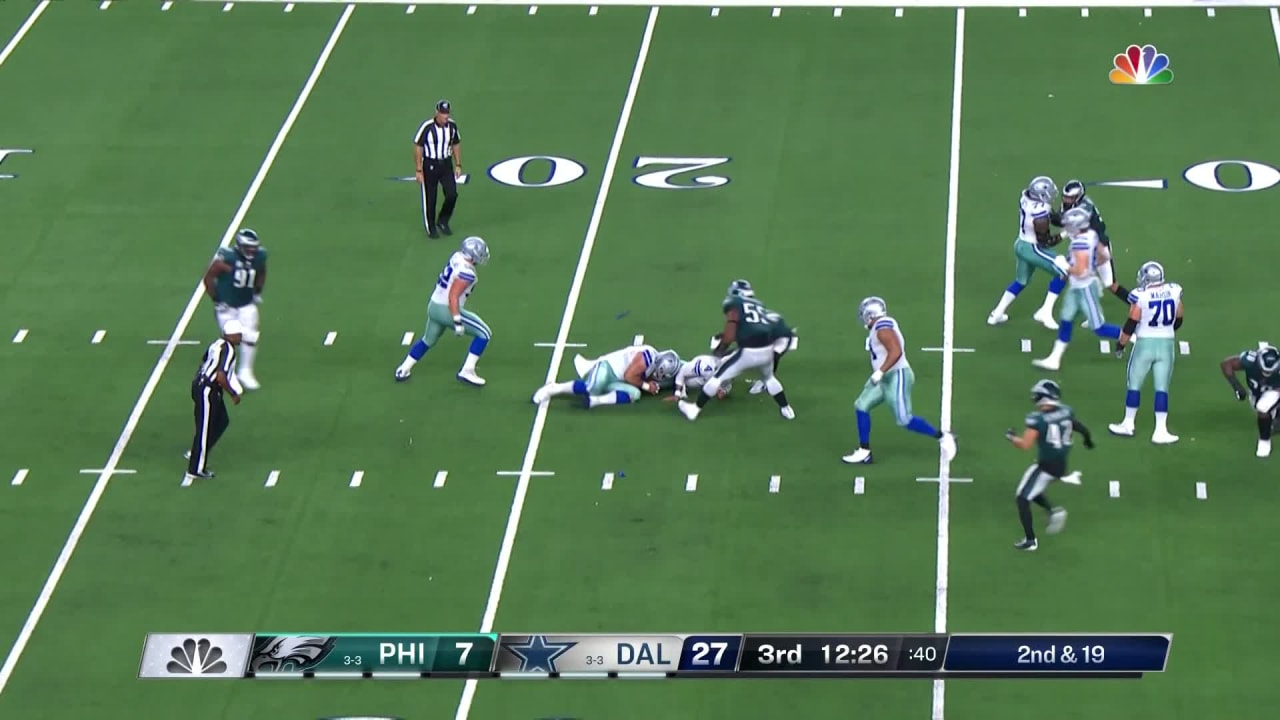 Fletcher Cox forces fumble on first sack of 2019