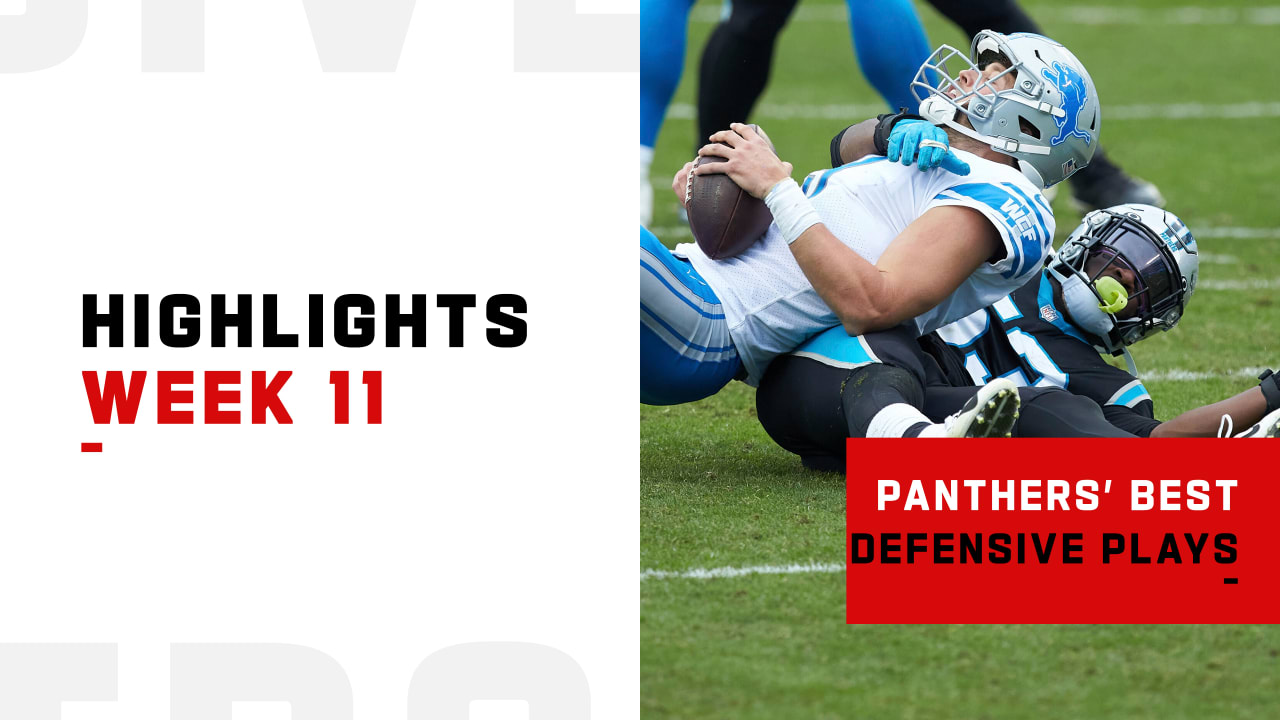 Carolina Panthers' best defensive plays from shutout win